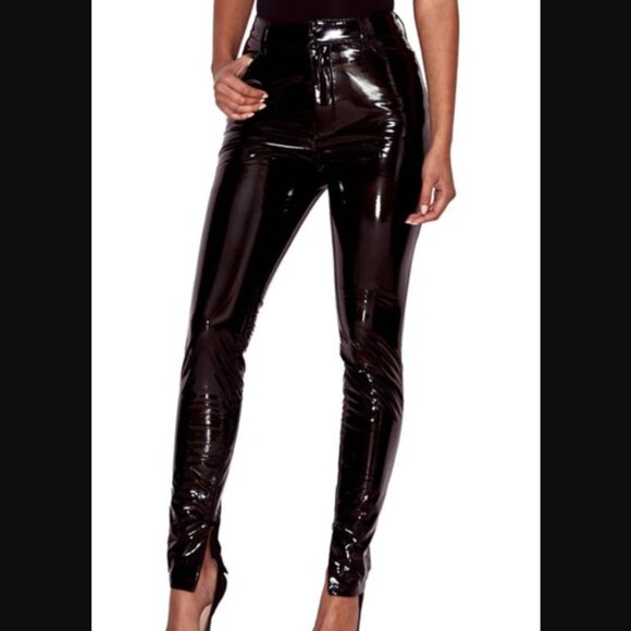 *NEW House of CB Haridan Faux Leather Trousers Size Medium